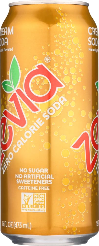 16 Oz Zevia, Soda Cream SF, Fl