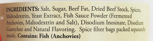 3-lb/1.36kg Quoc Viet Foods Beef Flavored "Pho" (Cot Pho Bo Brand)