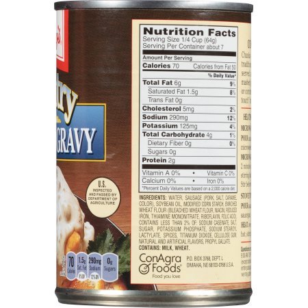Country 15 oz (2 Libbys Sausage Gravy, Cans)