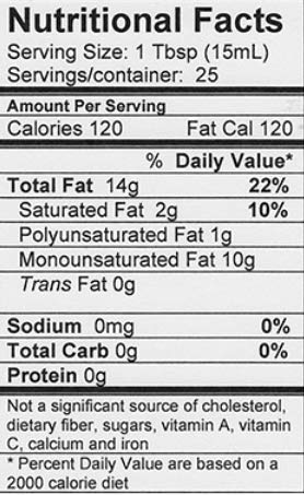 200ml (6.8oz) Saratoga Olive Oil Company Meyer Lemon Olive Oil