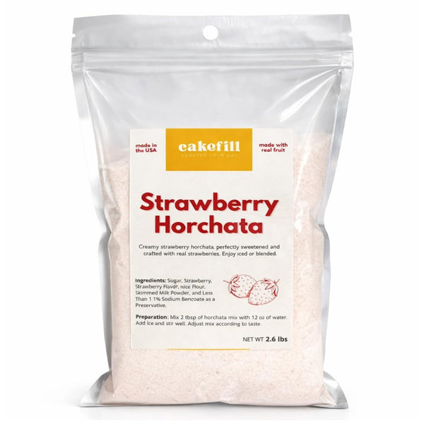 Generic Cakefill Strawberry Horchata, Instant Beverage Mix, 2.6 Pound