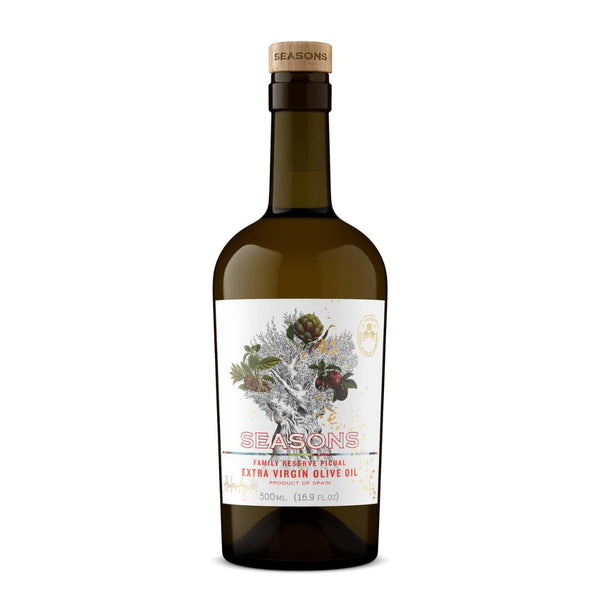 Seasons EVOO Award-Winning Family Reserve Picual Extra Virgin Olive Oil Cold Pressed,