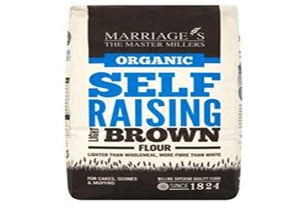 Marriage's - Organic Self Raising Brown Flour - 1Kg