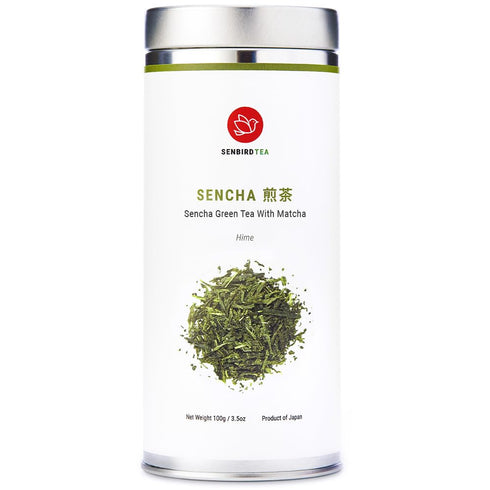 Senbird Premium Sencha With Matcha - Japanese Green Tea With Matcha -