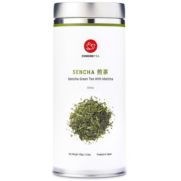 Senbird Premium Sencha With Matcha - Japanese Green Tea With Matcha -