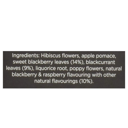 Taylors of Harrogate Blackberry & Raspberry Herbal Tea, 20 Count, Pack of 6