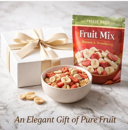 Generic Freeze Dried Fruit Mix, Banana & Strawberry, Healthy Snack