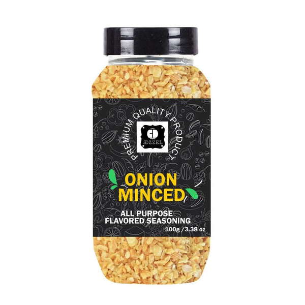 EDZZEL Premium Quality Indian Organic Onion, Minced Plant Based, Vegan, Gluten Free-100 GRAM