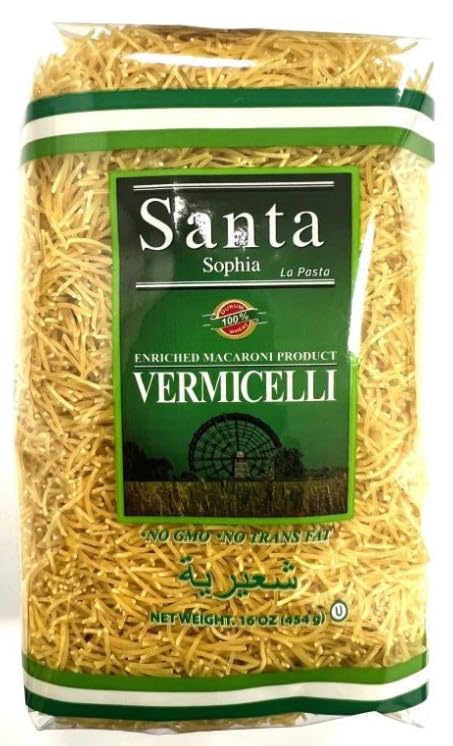 Generic 16 Oz, Pack 4 SantaSophia Vermicelli Pasta byBesler, Traditional Durum Wheat