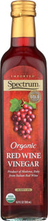 KDJMDL Spectrum Imported Organic Red Wine Vinegar -- 16.9 fl oz - 2