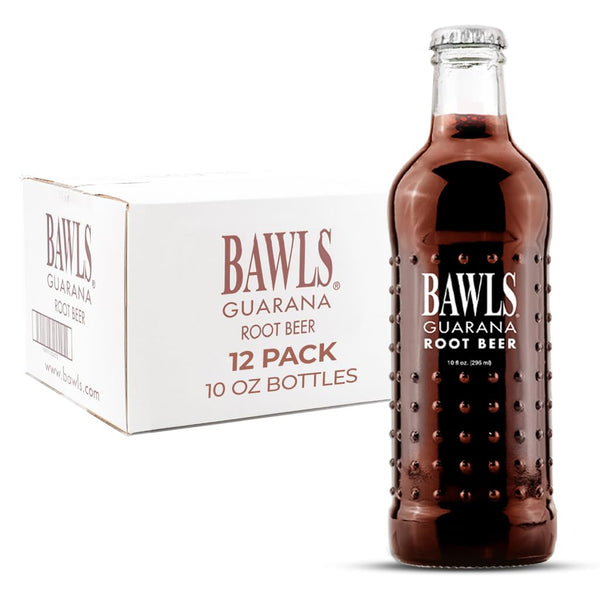 BAWLS Guarana Root Beer, BAWLS Guarana Drink, Guarana Soda, Guarana Fueled Soda