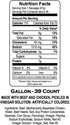 Herbs (1 39 Count RED HOT Pickled Sausage Gal. Jar) Beef & Chicken No Pork ( From Jersey Candy Company)