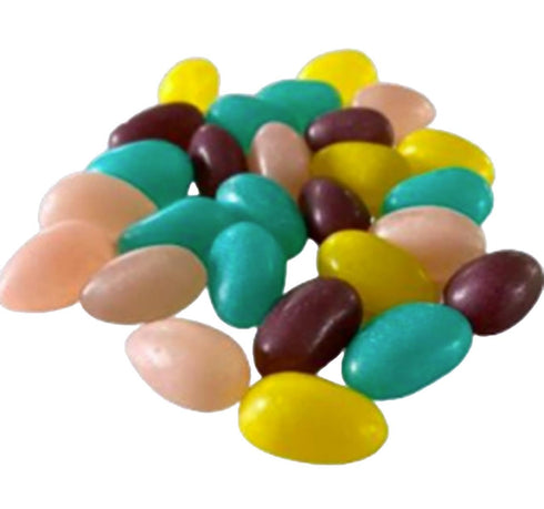 YANKEETRADERS Sweet and Sour Jelly Bean Eggs, Assorted Fruit, 2 Or 4