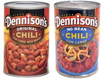 Dennison's Original Chili Con Carne with Beans & No Bean Chili Con Carne,