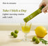 20g*10 BB LAB Organic Olive Lemon Dual Shot, Cold Pressed Extra Virgin Picual Olive Oil with NFC Lemon Juice, Sticks