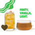 Set 10 Tea Drops Lightly Sweetened Organic Tea Bulk Box | Sweet Peppermint | Caffeine Free | Iced or Hot Herbal Tea