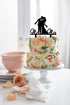 Funny Game Console Wedding Cake Topper, Video Game Gamer Couple Cake Topper for Wedding & Party Decorations