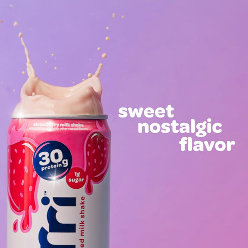 30g 150 10 11 oz, 10 Nurri - Protein Ultra Filtered Milk Shake Strawberry - Lactose Free, Low Sugar, Calories, Vitamins