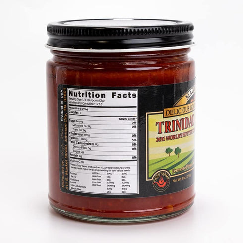 Magic Plant 1.2M 2M (9 Oz) Trinidad Scorpion Pepper Butch T Mash by - Lava Hot Scorpion Chili, - SHUs - Fruity Tangy