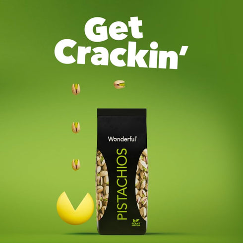 Wonderful Pistachios In Shell, Roasted and Salted Nuts, 16 Ounce Bag, Healthy Protein Snack