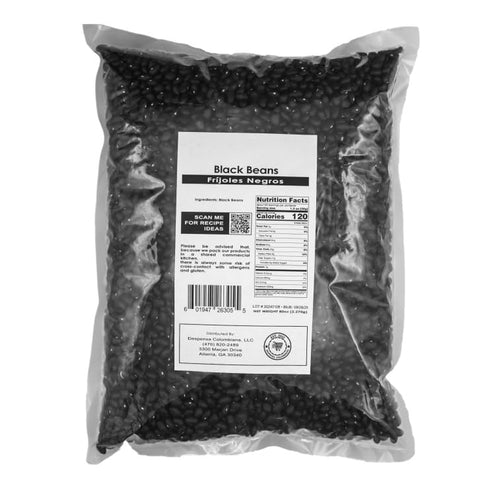 10 Lbs Dried Black Beans Bulk - Frijoles Negros Ideal for New Dishes - Frijoles Negros Bulk Grown in USA - Triple