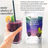 powbab Dried Aronia Berries, 100% USA Grown Organic Chokeberry, No Added Sugar, Whole Black Chokeberry (6.5 oz)