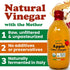 500 ml (Pack 2) Food To Live Organic Apple Cider Vinegar, Raw Italian Natural Vinegar with the Mother, Unfiltered