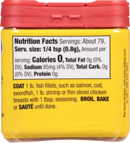 OLD BAY Garlic & Herb Seasoning, 2.25 OZ