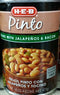 HEB Pinto Beans with Jalapenos & Bacon 15 Oz (Pack of 6)