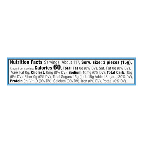 3.9 lb (350 Count) Brach's Bobs Sweet Stripes Soft Peppermint Candy, Individually Wrapped Pieces, Tub
