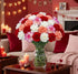 50 Pack FlowerPrime Valentine's Day Carnations - Fresh Natural Cut Flowers Special Holiday Variety