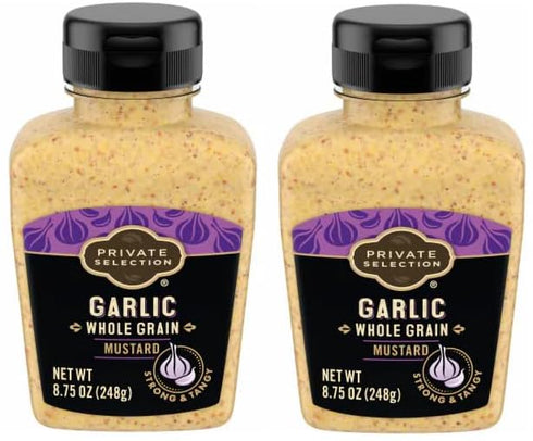 Generic Pack Of 2 Whole Grain Garlic Mustard 8.75 oz.