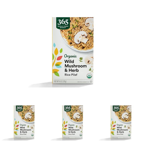 365 by Whole Foods Market, Organic Mushroom and Herb Rice Pilaf, 6