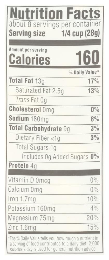 8 Whole Foods Market, Cashews Dry Roasted Sea Salt Fair Trade Organic Ounce