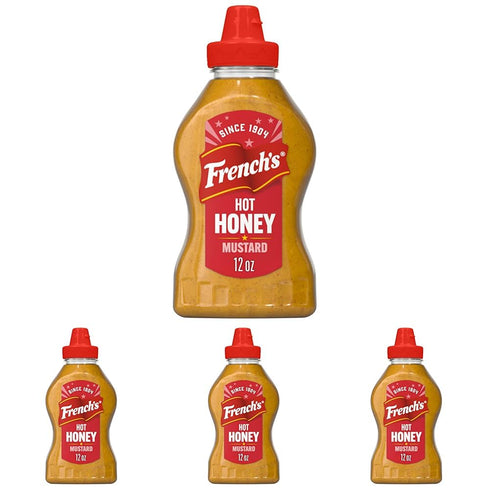Frenchs Mustard, Hot Honey, Sweet with a Kick of Heat, Sandwich Spread,