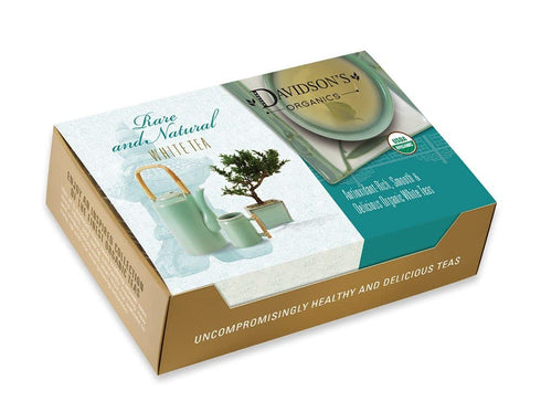 100-count Davidson's Organics, Assorted White Teas, Individually Wrapped Tea Bags