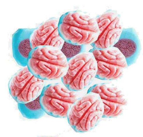 Vidal Jelly Filled Gummy Brains - 1KG Bag - Zombie Candy Party Favors