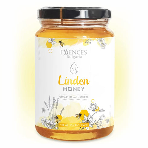 Essences Bulgaria Raw Linden Honey 15.9 OZ | 450gr | Amazing Taste