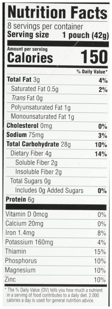 (Pack 3) Betteroats Raw Pure & Simple Organic Bare Instant Multi Grain Hot Cereal with Flax of by Better Oats