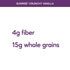 10.6 (Pack 4), 15g 4g Nature's Path Organic Gluten Free Sunrise Crunchy Vanilla Cereal, Ounce of Non-GMO, Whole Grains