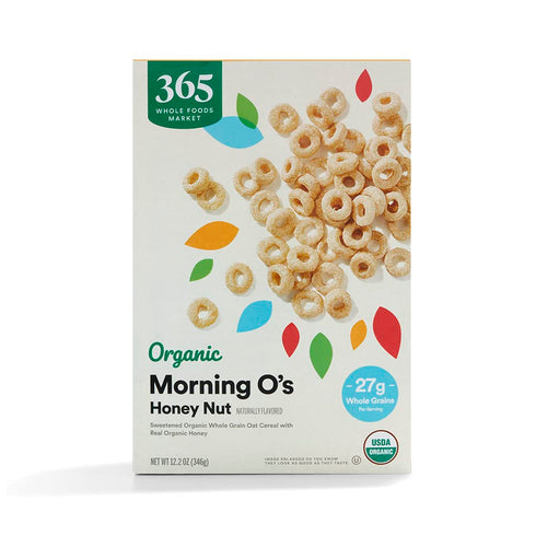365 by Whole Foods Market, Organic Honey And Nut Morning O's Cereal,
