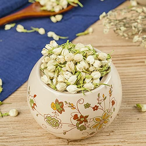 Plant Gift 100% 30G/1.05oz Jasmine Fresh, Non GMO Loose Leaf , Natural Dried Flowers Herbs for Soap Making, Syrup