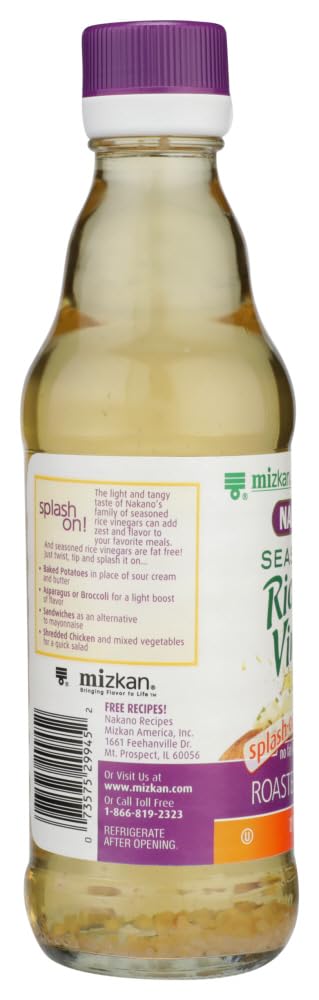 12.0 OZ(Pack 2) Nakano Seasoned Rice Vinegar Roasted Garlic of by Nakano