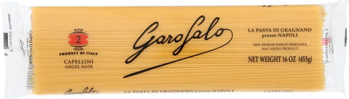 Garofalo Premium Durum Wheat Semolina Capellini, Angel Hair Pasta, Italian Made, Bronze-Drawn,