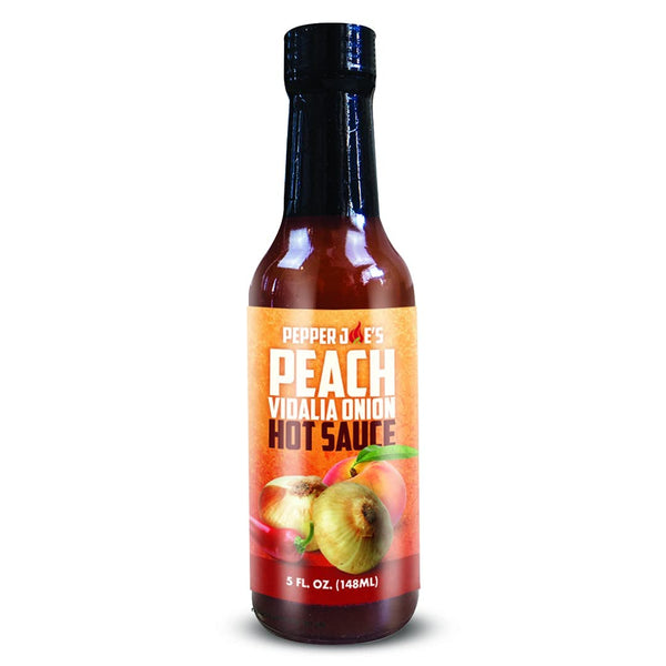 Pepper Joes Sweet Peach Vidalia Onion Hot Sauce 5 Ounces