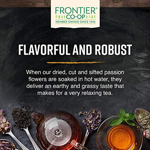 16 (Pack 1) Frontier Co-op Passion Flower Herb, Cut and Sifted, Kosher | Ounce