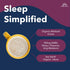 40 3mg, Mindful Evening Sugar Free Cocoa Mix Natural Sleep Aid, Servings, Melatonin L-Theanine, GABA Supplements