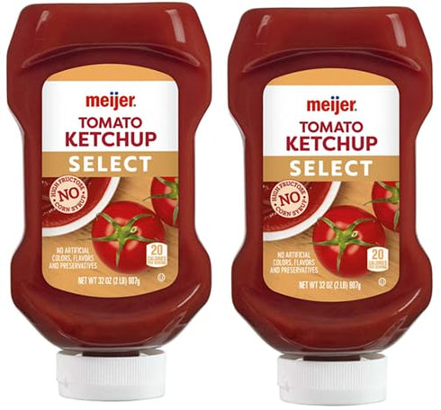 Generic Tomato Ketchup Select (Pack Of 2 Bottles) 32 oz. Each Bottle.