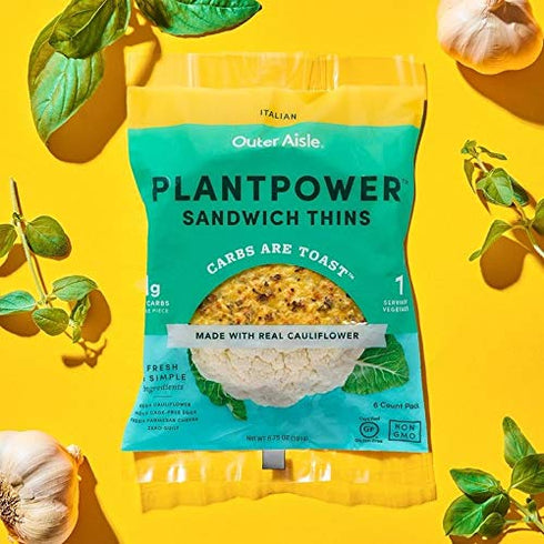 Pack Outer Aisle Gourmet Cauliflower Sampler | Keto, Low Carb, Grain-Free, Gluten-Free (Italian Pizza Crust)
