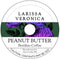 Larissa Veronica Peanut Butter Brazilian Coffee (Single Serve K-Cup Pods) (Gourmet, Naturally Flavored, Whole